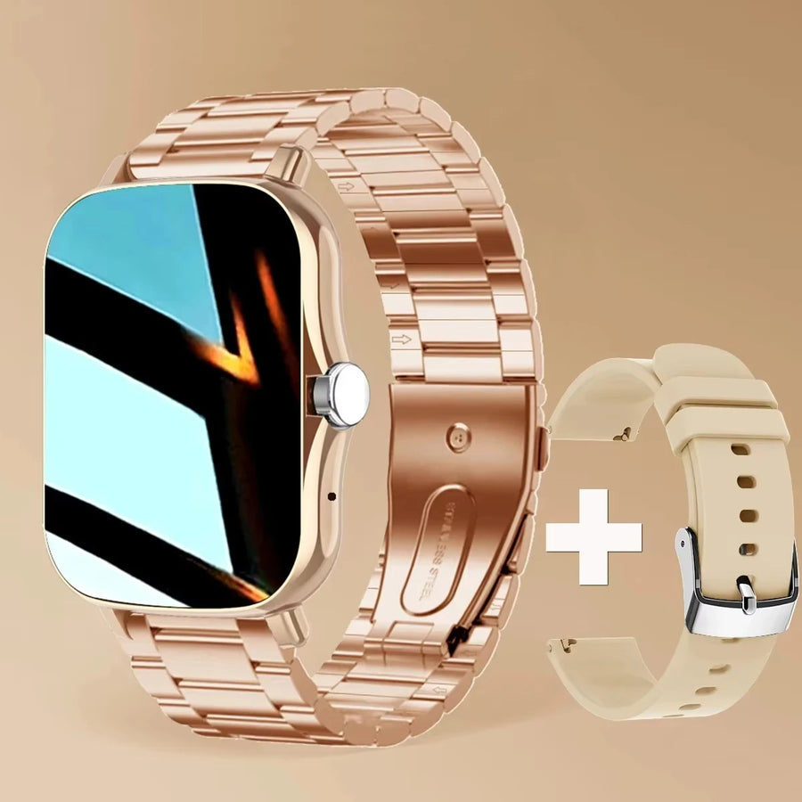 Bluetooth Watch, LAXASFIT Y13 Pro Max – 1.85'' CardioTalk™ Connected Smartwatch – Fitness & Calls Connected Watch