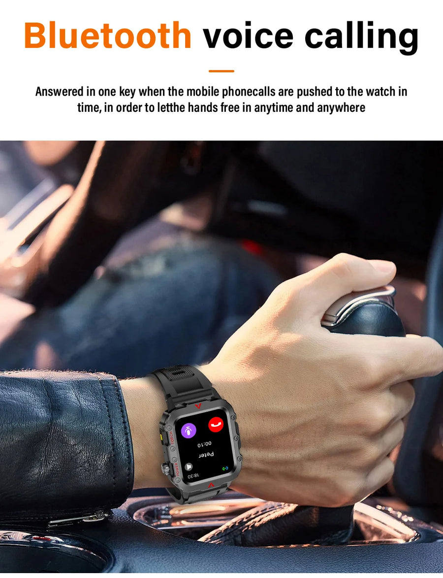 LAXASFIT™ 5610 – Smartwatch Sport; Santé | Écran HD 1.71’’