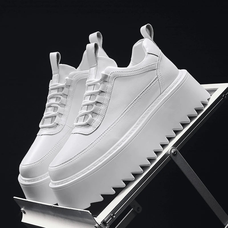 CHAXIAOA Men's Ankle Boots, Urban Core Classics – Chunky & Comfortable Sneakers