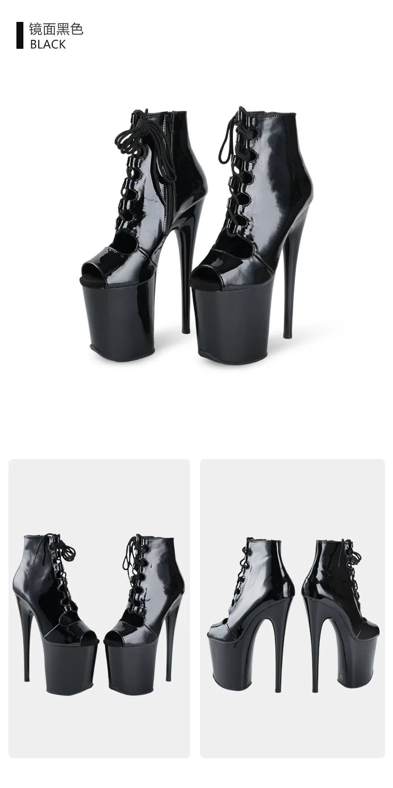 Sexy High Heel Ankle Boots - Stiletto, Exotic Platform, Club & Dance
