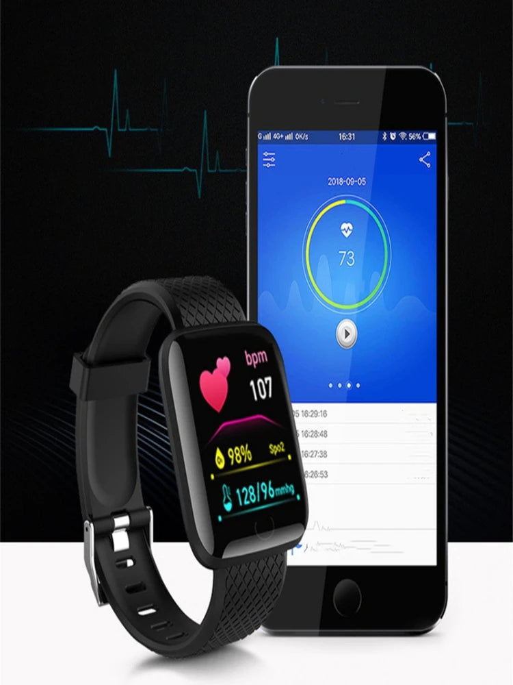 Smartwatch D13/116Plus – Men's/Women's Smartwatch | Health & Activity Tracker | Sports Bracelet Ideal Gift