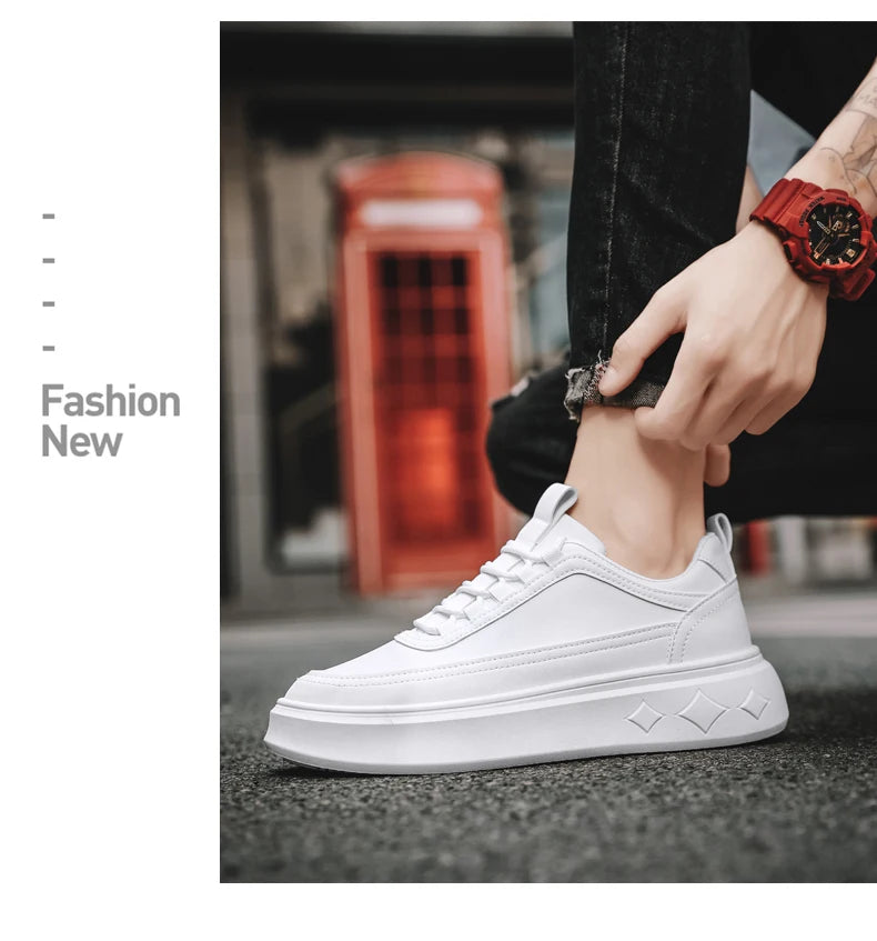 SkyStep – Fashion Sneakers with Thick Sole