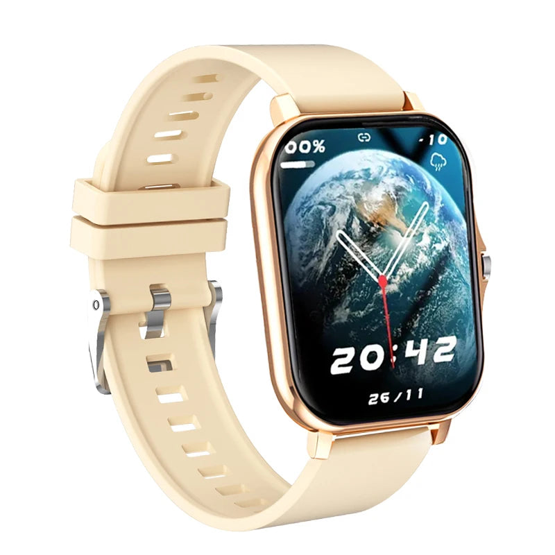 Unisex Smartwatch - Wireless Calls, Multiple App Notifications, Sports Smartwatch Compatible with iPhone and Android