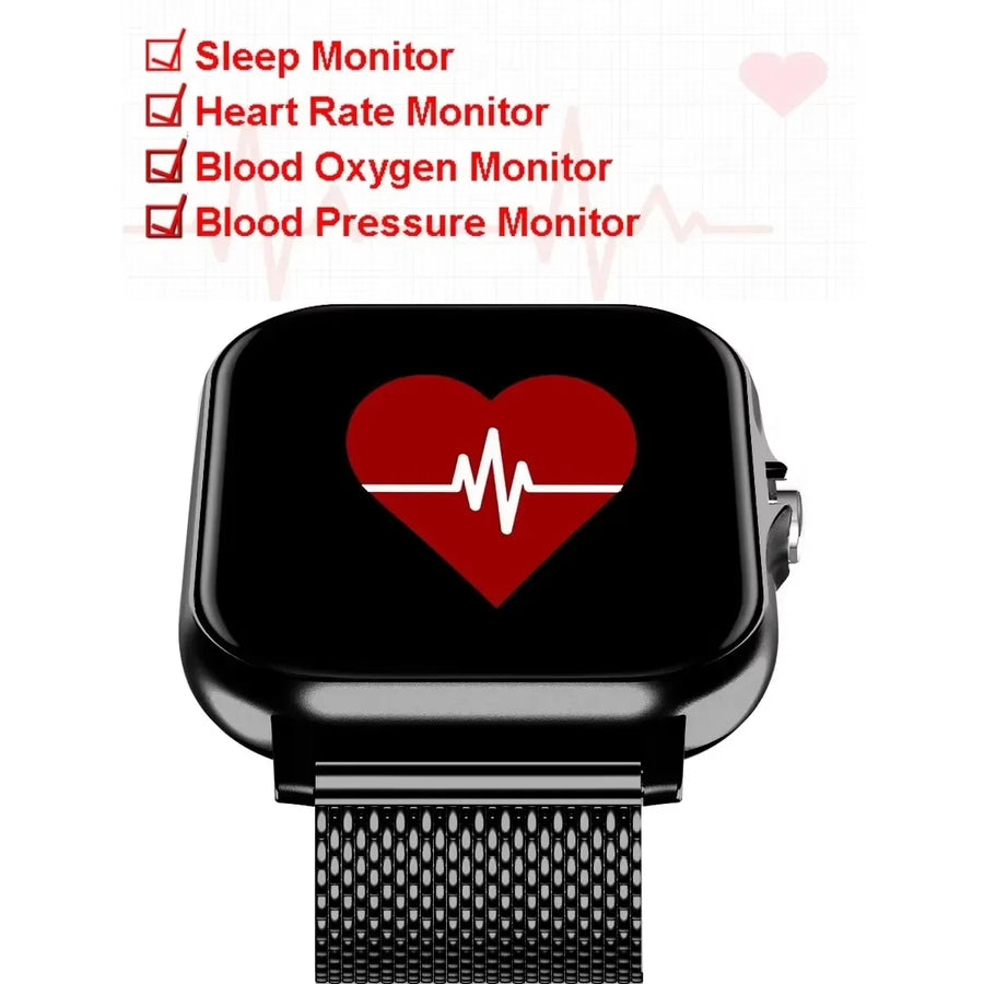 COTAUL GT20 Smartwatch – 1.83” Screen | Bluetooth Calls | IP67 Waterproof | Health & Fitness Tracking | iPhone / Android Compatible