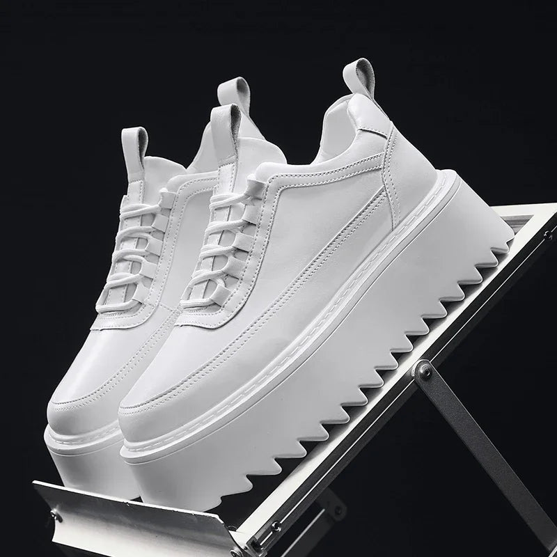 CHAXIAOA Men's Ankle Boots, Urban Core Classics – Chunky & Comfortable Sneakers