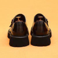Oxford & Derby Homme – Chaussures Britanniques en Cuir Véritable, Semelle Épaisse, Business & Casual Élégant"