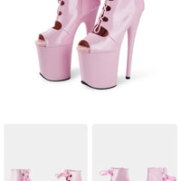 Sexy High Heel Ankle Boots - Stiletto, Exotic Platform, Club &amp; Dance