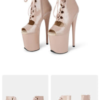 Sexy High Heel Ankle Boots - Stiletto, Exotic Platform, Club &amp; Dance