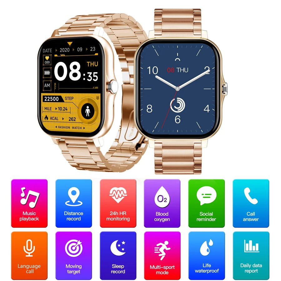 COTAUL GT20 Smartwatch – 1.83” Screen | Bluetooth Calls | IP67 Waterproof | Health & Fitness Tracking | iPhone / Android Compatible