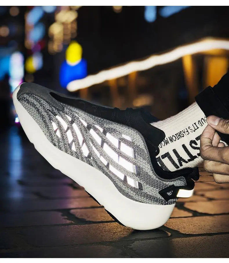 Men's Casual Sneakers Spring & Autumn - Breathable and Versatile Sneakers, Fashion Style