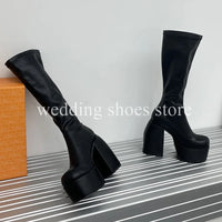 Women's 16cm Heel Boots - High, Waterproof and Sexy