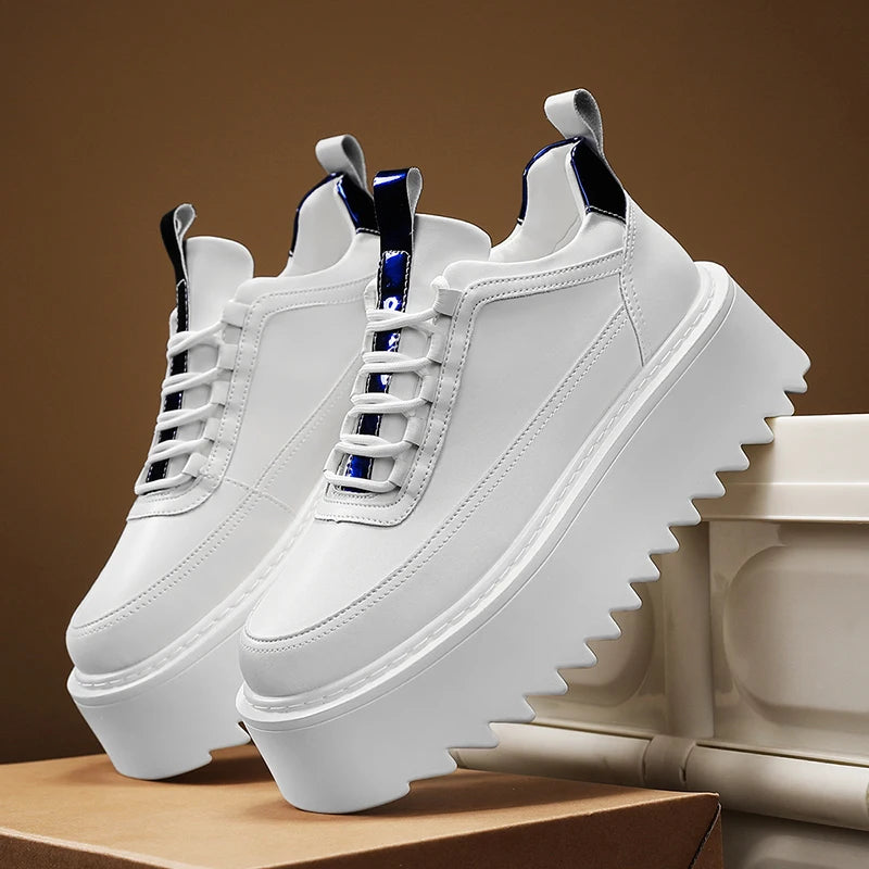 CHAXIAOA Men's Ankle Boots, Urban Core Classics – Chunky & Comfortable Sneakers