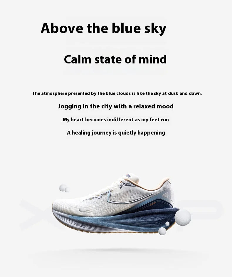 Xtep Marathon Pro – Chaussures de course homme respirantes à amorti dynamique