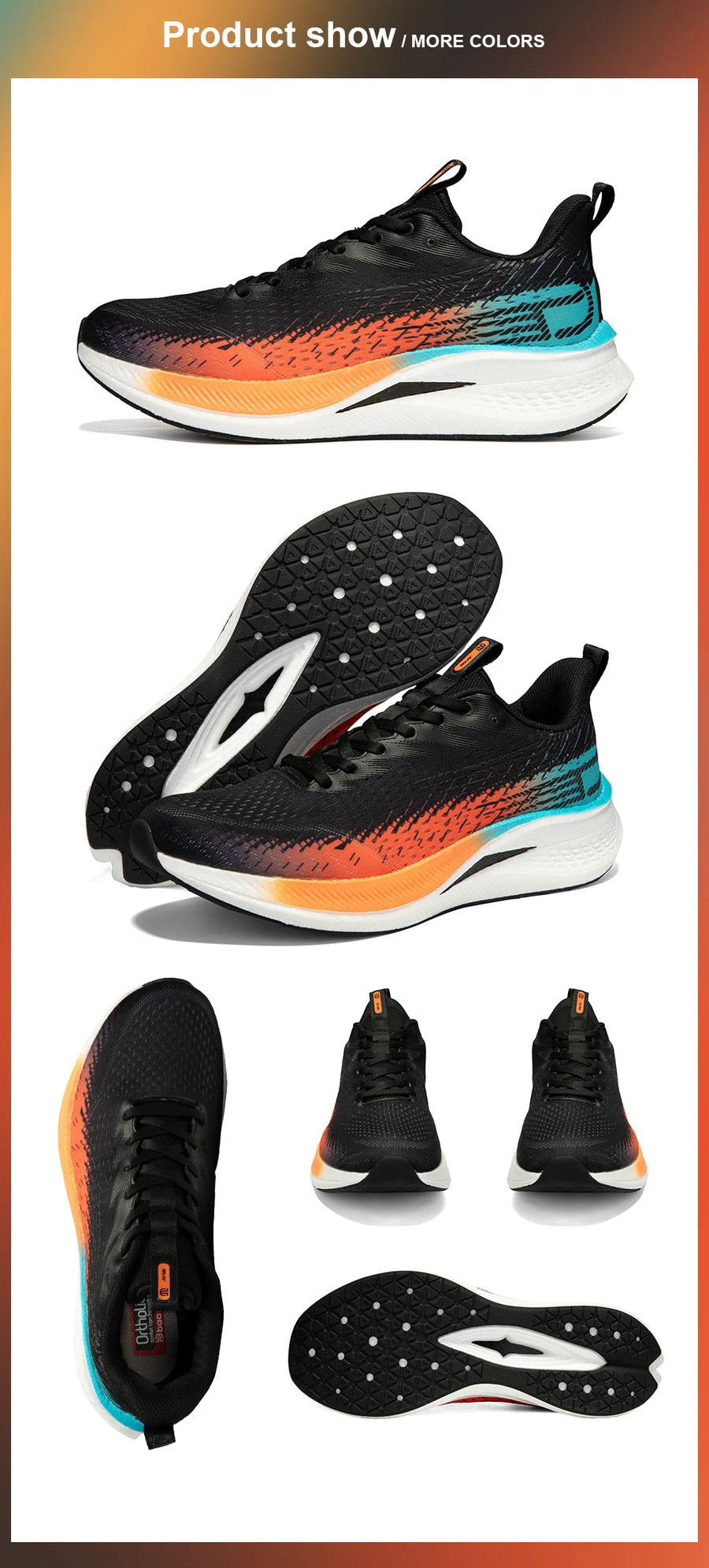 baasploa W3100 H1072 – Chaussures de running homme légères et professionnelles