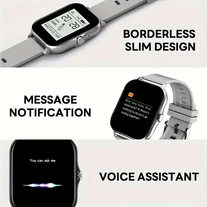 LAXASFIT Y13 – 2025 Sports & Health Smart Watch for Men and Women