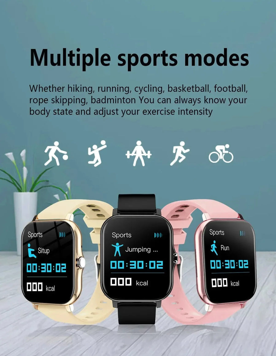 DIXSG 2025 Smartwatch – Sport & Health with GPS, Bluetooth, 1.44'' Touchscreen Android & iOS