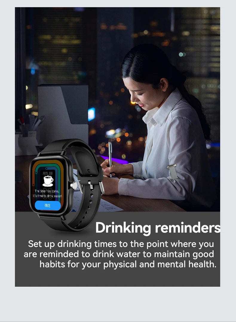 LAXASFIT Y13 – 2025 Sports & Health Smart Watch for Men and Women