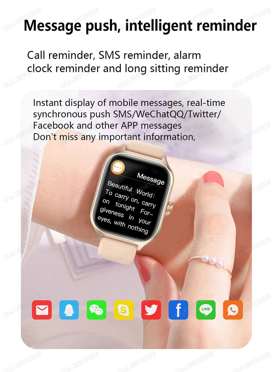 Ola Esporte 2.01'' Connected Watch – Health, Calls & Notifications – Elegance and Performance in Everyday Life, 2025
