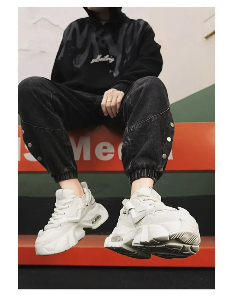 SkyRise – Men's Platform Height Increasing Sneakers