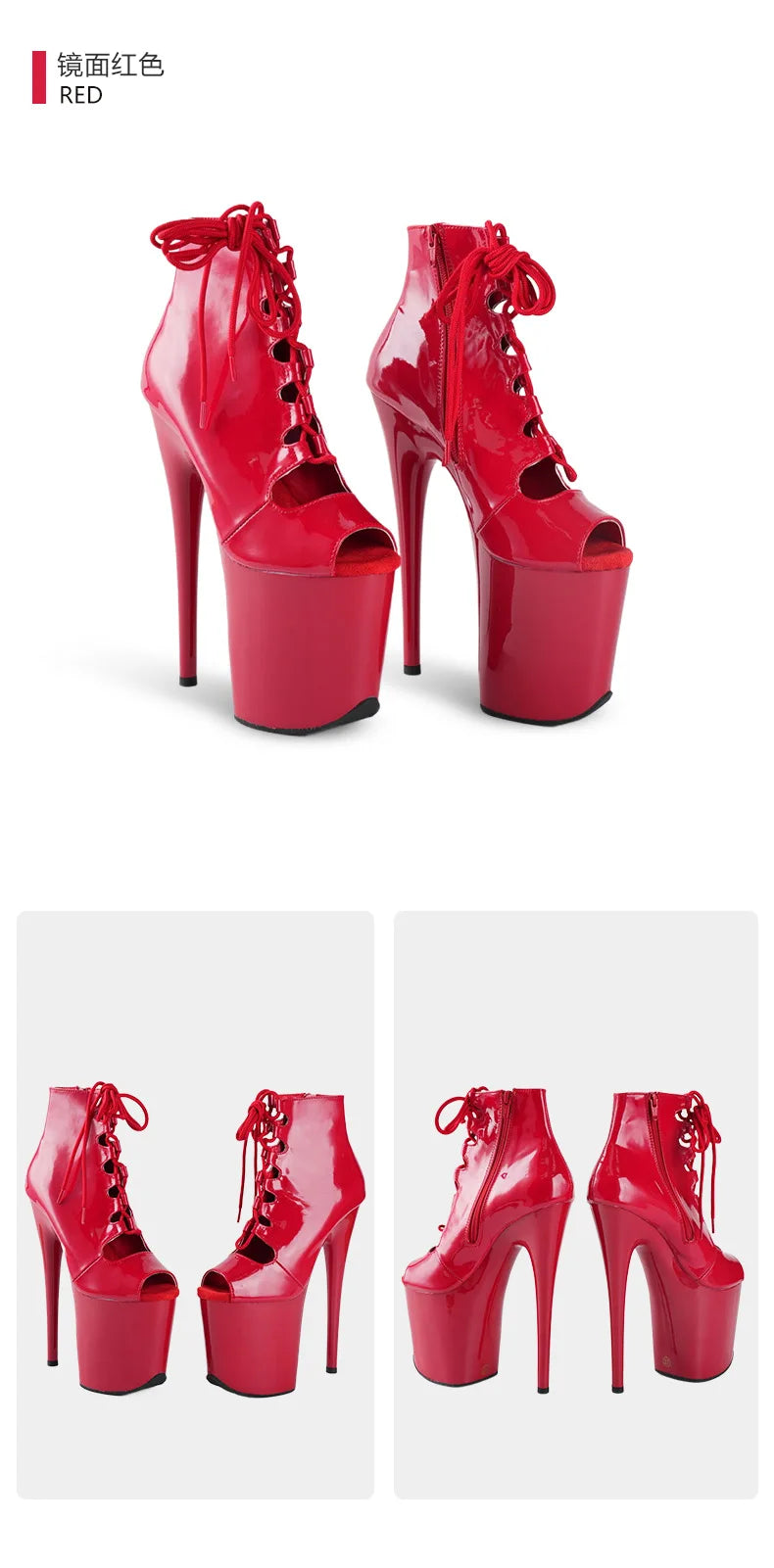Sexy High Heel Ankle Boots - Stiletto, Exotic Platform, Club & Dance