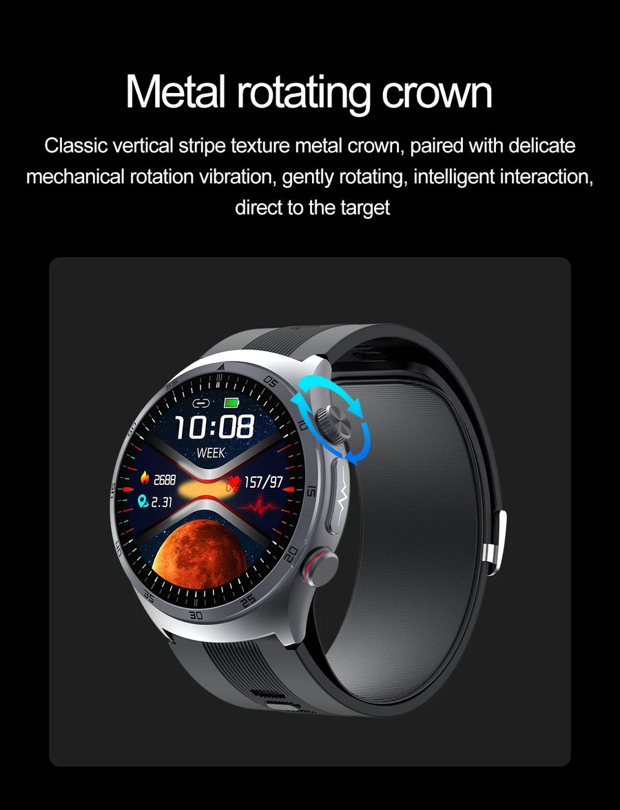 RNABAU AirCare Pro™ – Smartwatch Santé 2025 avec Mesure Réelle de la Tension