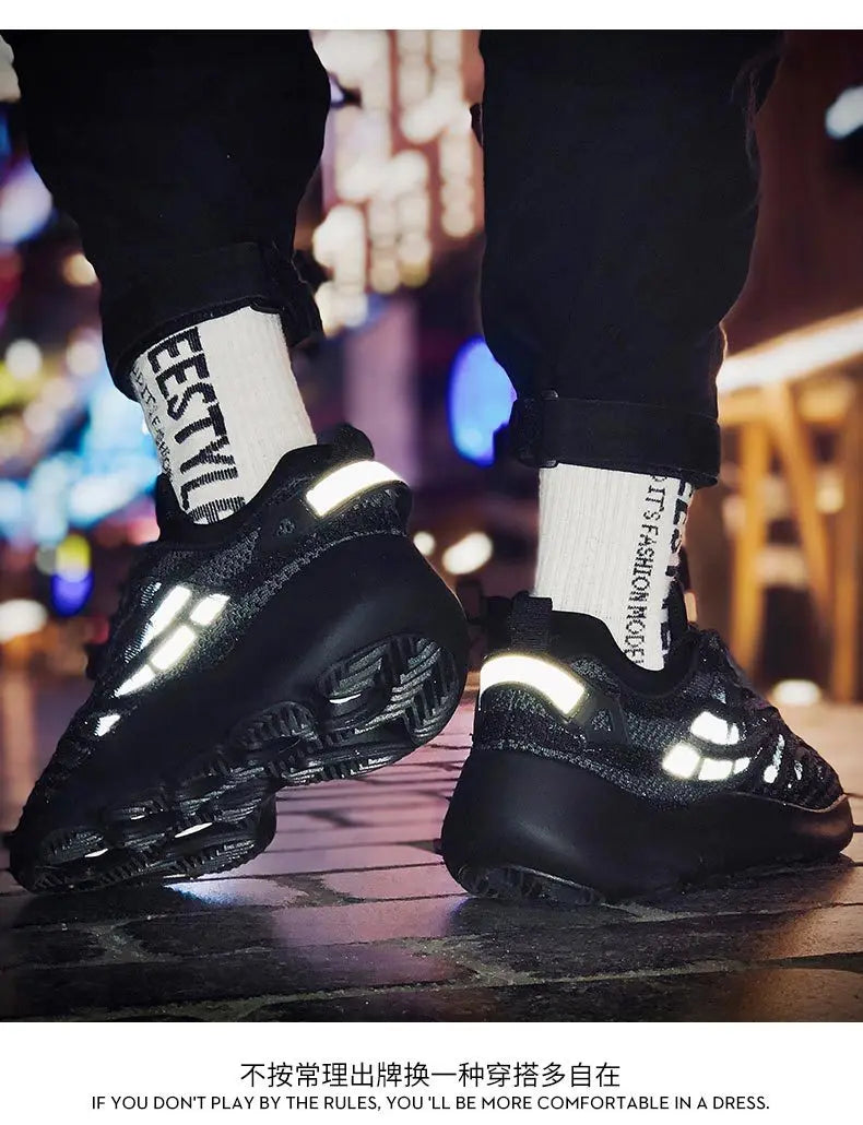 Men's Casual Sneakers Spring & Autumn - Breathable and Versatile Sneakers, Fashion Style