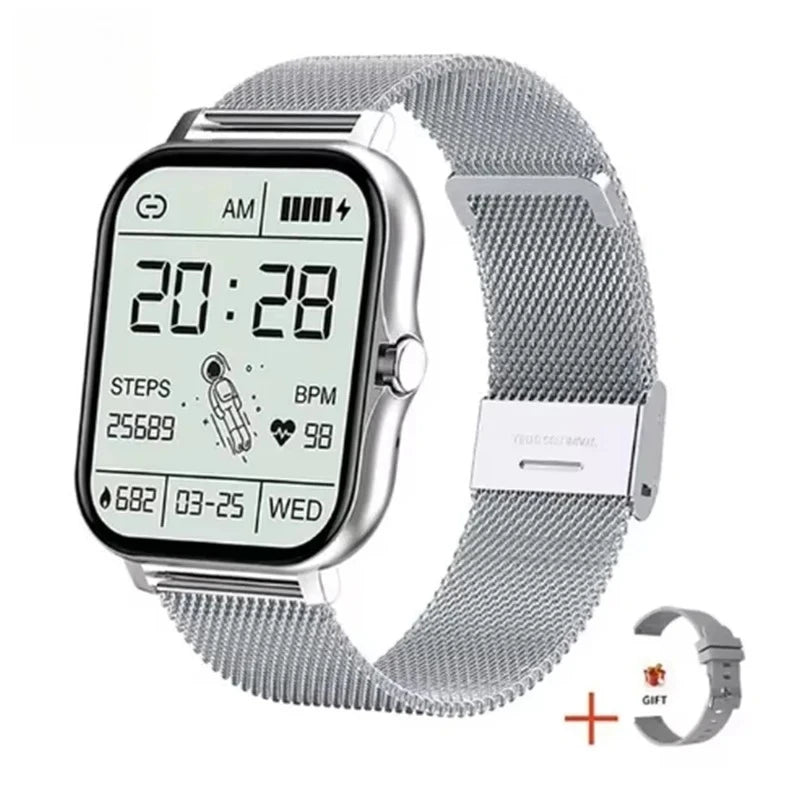 DIXSG 2025 Smartwatch – Sport & Health with GPS, Bluetooth, 1.44'' Touchscreen Android & iOS