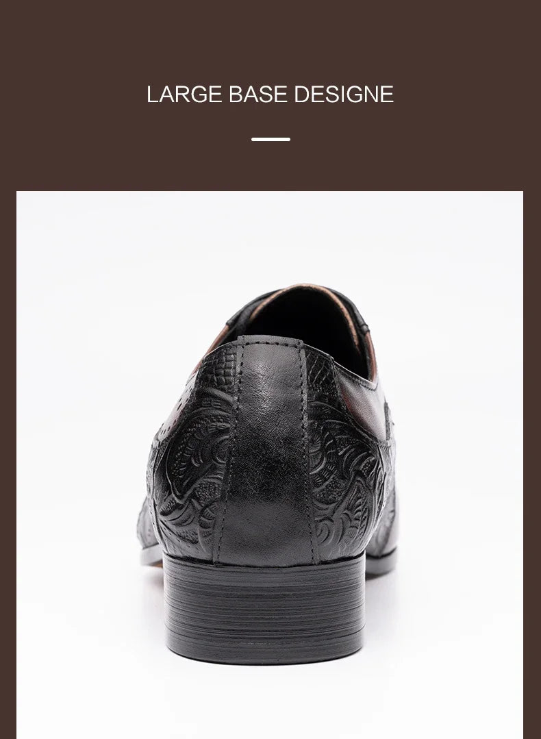 ASIMAYA Brogue Luxe – Chaussures Homme en Cuir Véritable