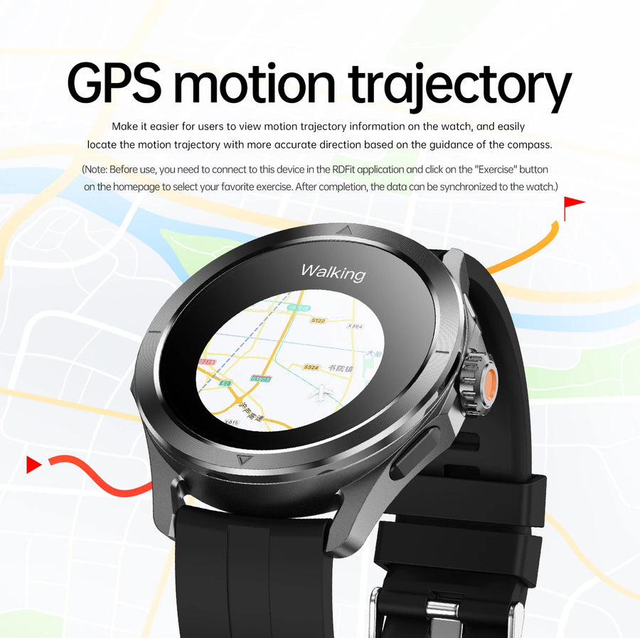 Montre Connectée RNABAU 2025 – GPS