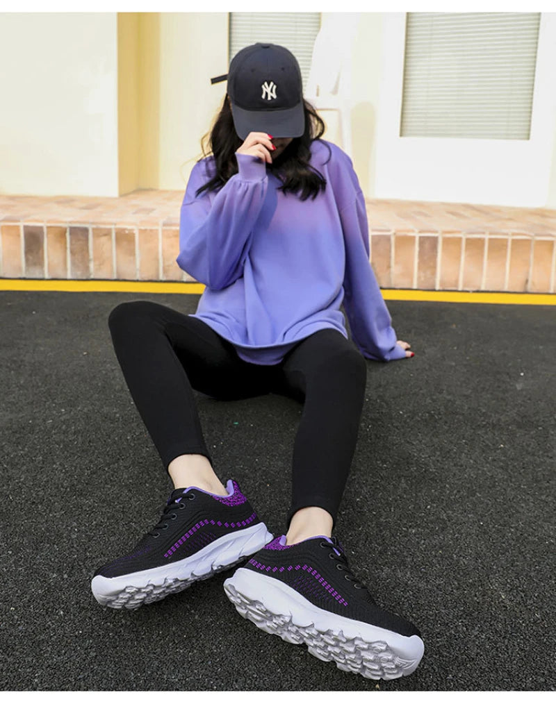MCDV – Baskets femme plates élégantes et légères pour Femme