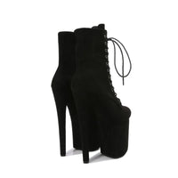 Women's Fetish Ankle Boots - Super High Heel, Western Style, Evening and Nightclub