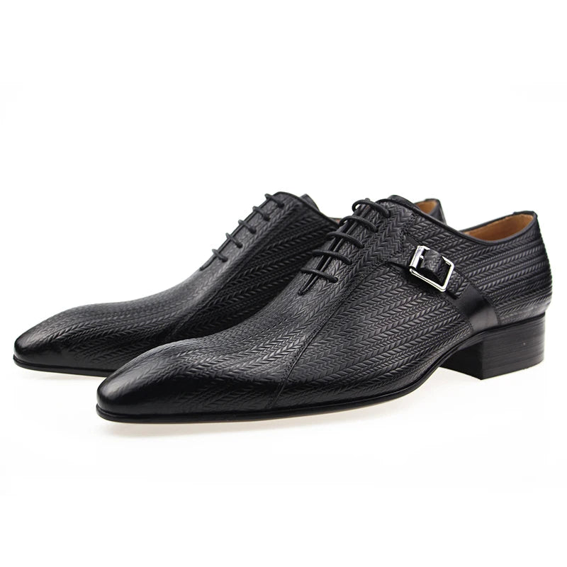 ASIMAYA Luxury Oxford – Chaussures Homme en Cuir Véritable