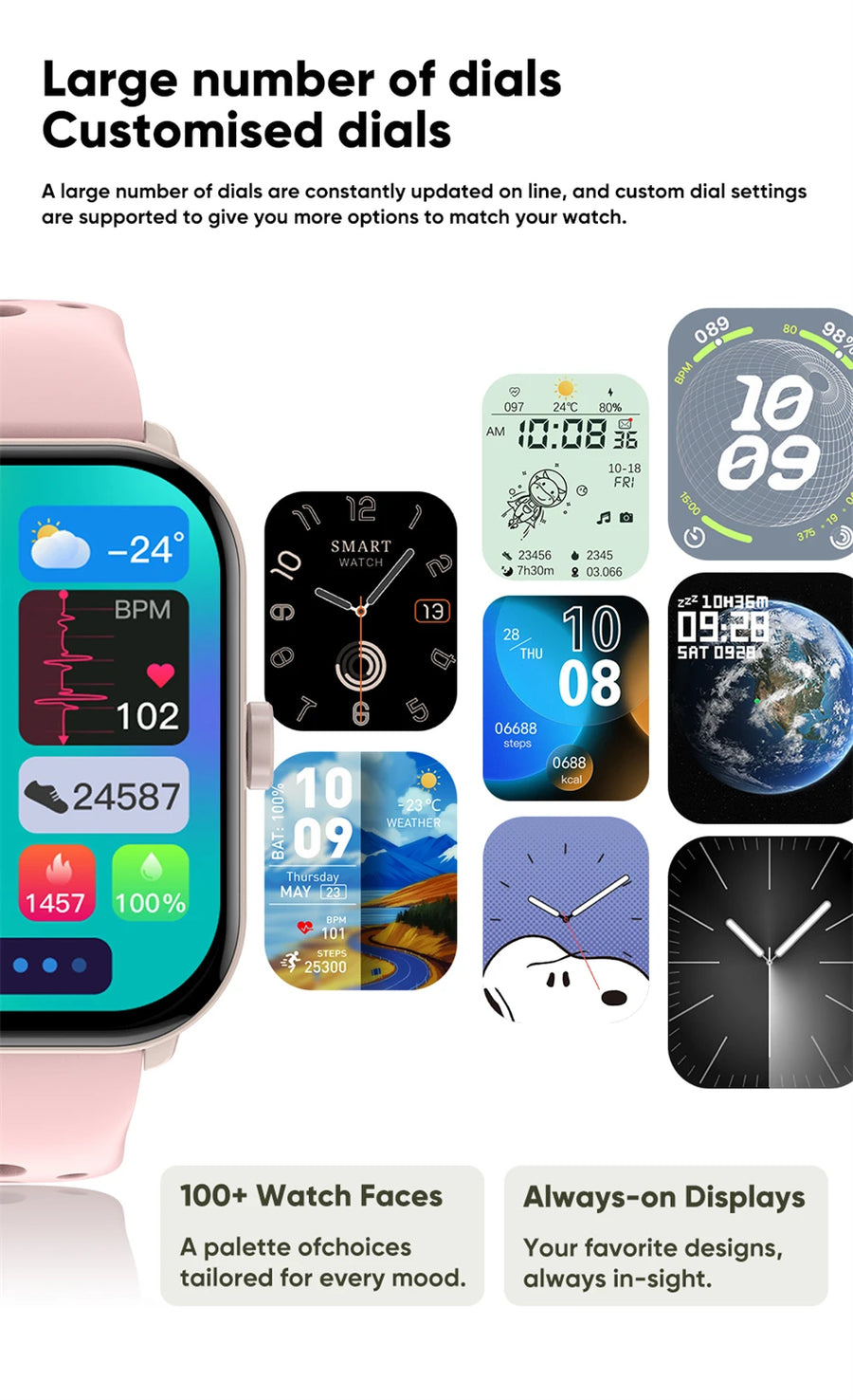 Montre Connectée BOXUXING Watch 5 Global
