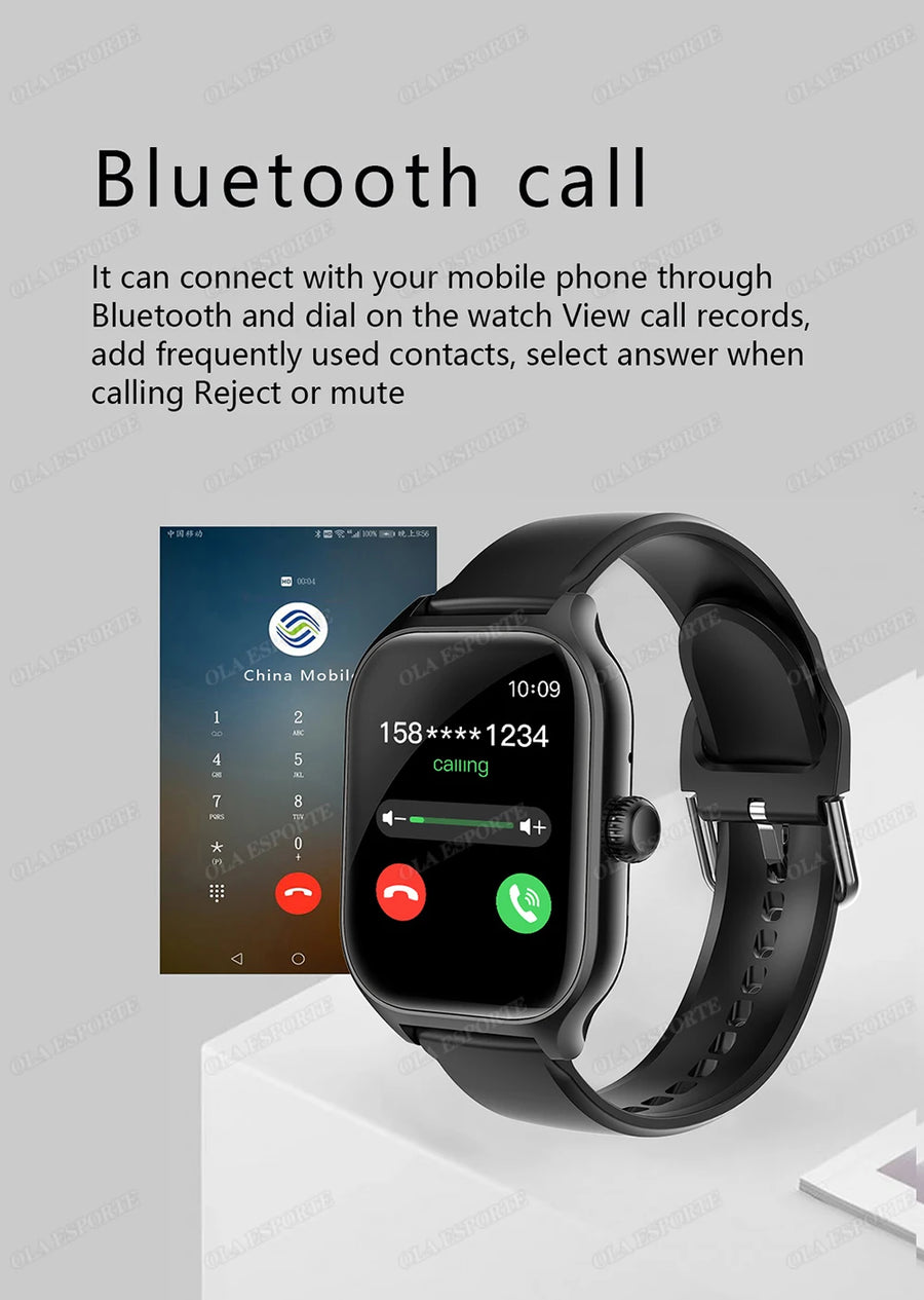 Ola Esporte 2.01'' Connected Watch – Health, Calls & Notifications – Elegance and Performance in Everyday Life, 2025