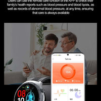 RNABAU AirCare Pro™ – Smartwatch Santé 2025 avec Mesure Réelle de la Tension