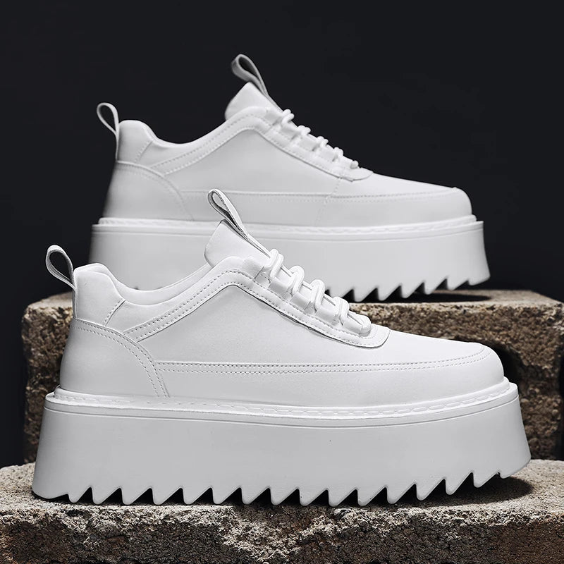 CHAXIAOA Men's Ankle Boots, Urban Core Classics – Chunky & Comfortable Sneakers