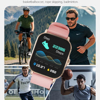 LAXASFIT 1.73” Smartwatch – Unisex Smartwatch with Customizable Dials, Health Tracking, Bluetooth, Calls &amp; Notifications, Android &amp; iOS Compatible