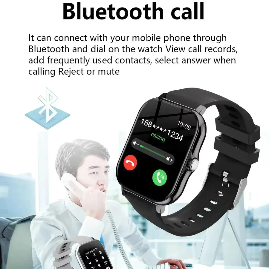 DIXSG 2025 Smartwatch – Sport & Health with GPS, Bluetooth, 1.44'' Touchscreen Android & iOS