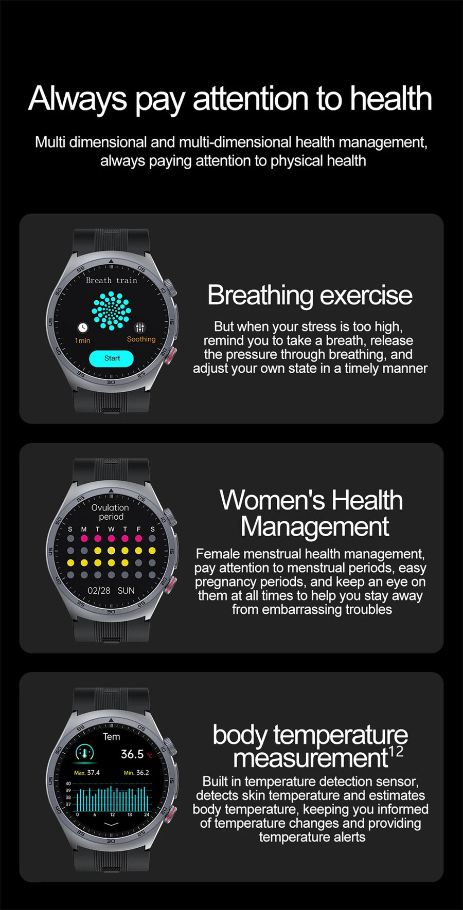 GUHUAVMI DT Watch Ultra 2025 – Smartwatch Homme