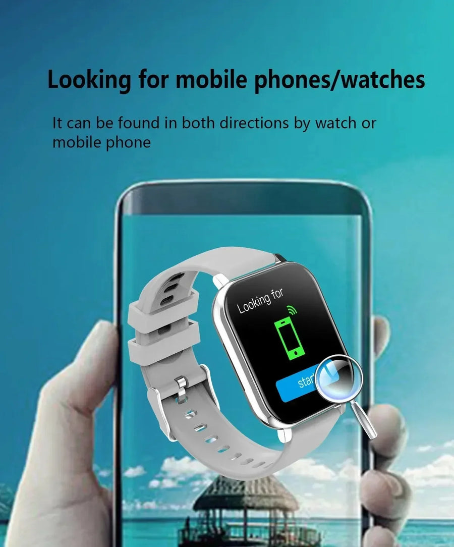 DIXSG 2025 Smartwatch – Sport & Health with GPS, Bluetooth, 1.44'' Touchscreen Android & iOS