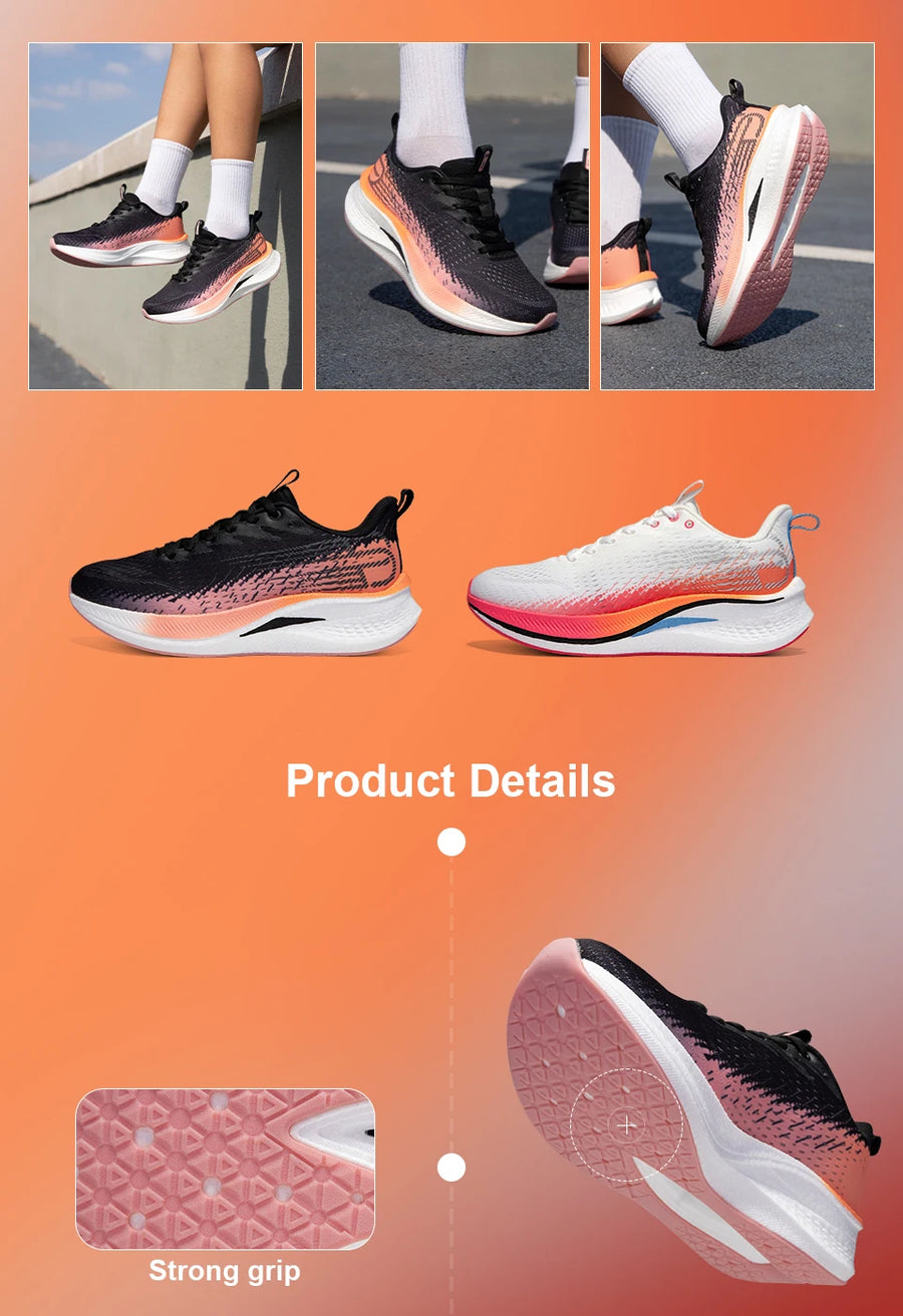 Baasploa H1072 – Chaussures de running femme respirantes et élévatrices