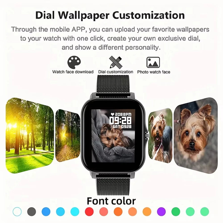 LAXASFIT Y13 – 2025 Sports & Health Smart Watch for Men and Women