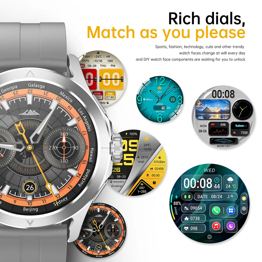Montre Connectée RNABAU 2025 – GPS