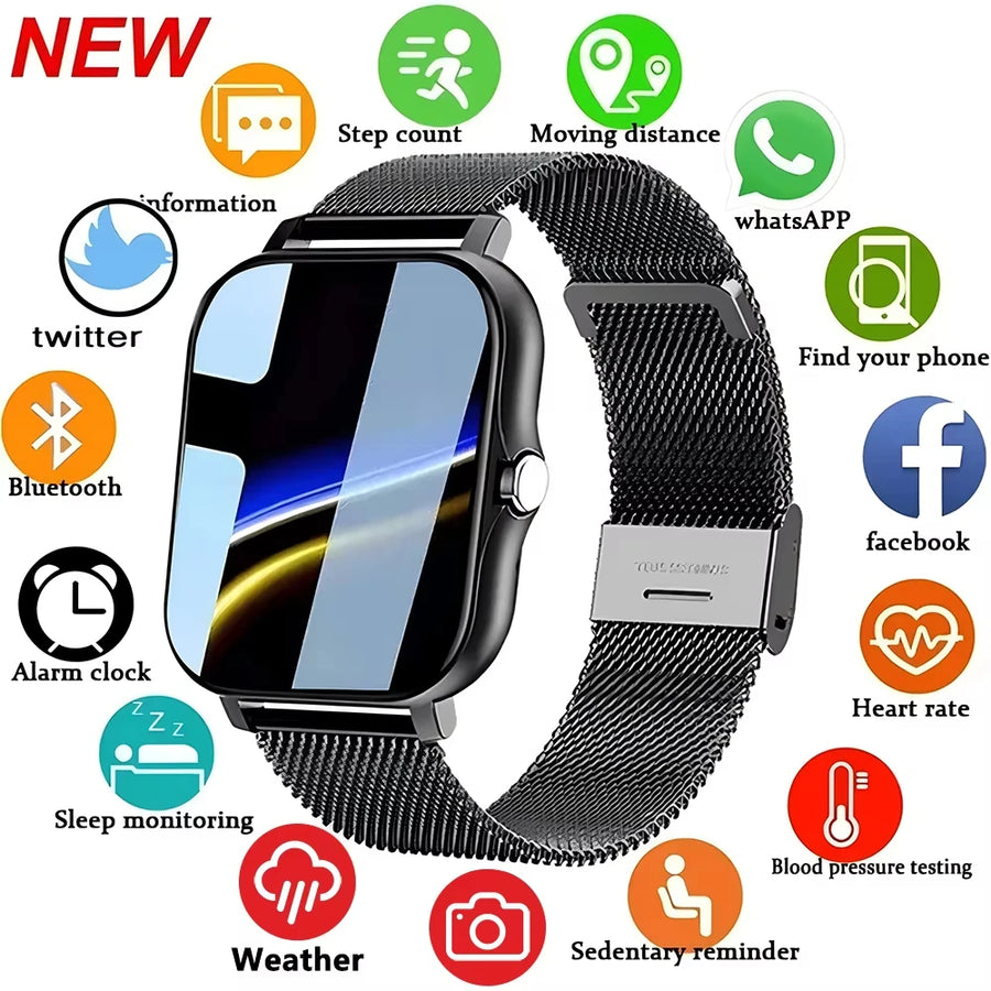 LAXASFIT Y13 – 2025 Sports & Health Smart Watch for Men and Women