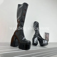 Women's 16cm Heel Boots - High, Waterproof and Sexy