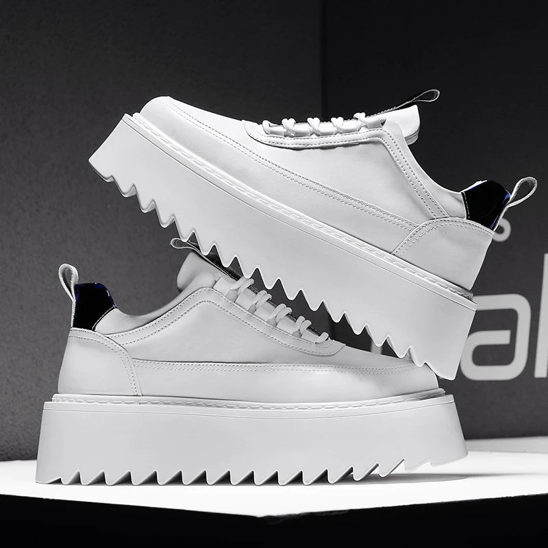 CHAXIAOA Men's Ankle Boots, Urban Core Classics – Chunky & Comfortable Sneakers