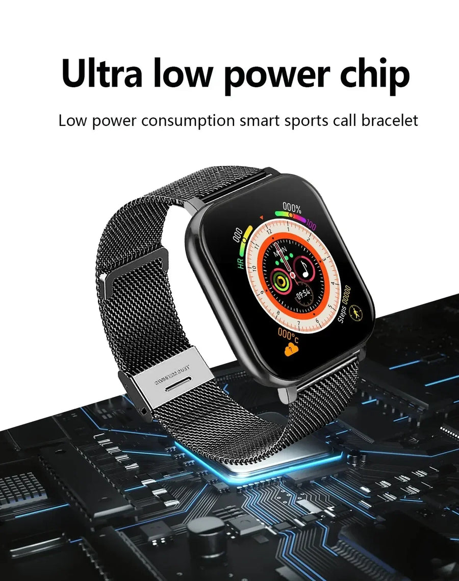 DIXSG 2025 Smartwatch – Sport & Health with GPS, Bluetooth, 1.44'' Touchscreen Android & iOS