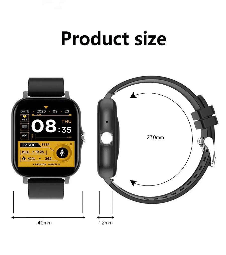 DIXSG 2025 Smartwatch – Sport & Health with GPS, Bluetooth, 1.44'' Touchscreen Android & iOS