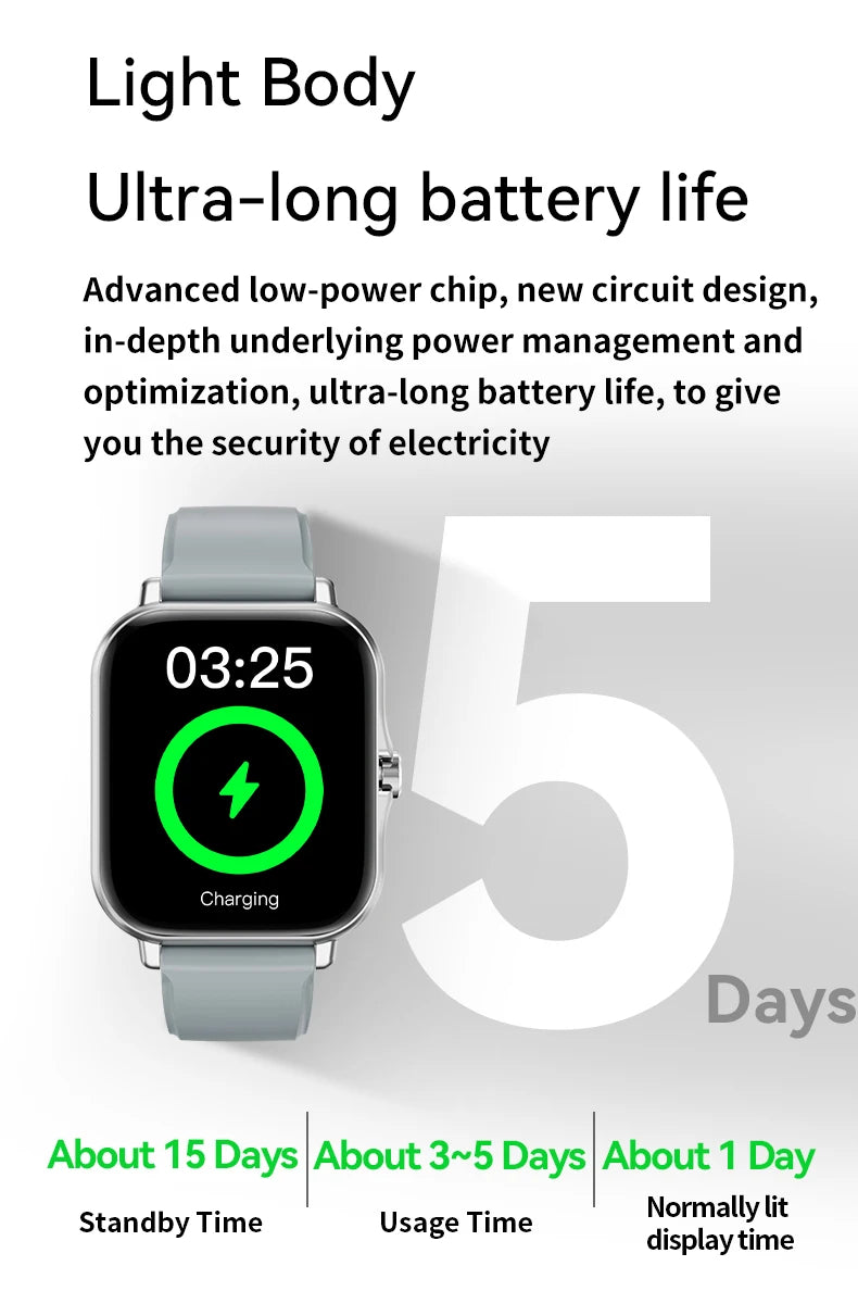 LAXASFIT Y13 – 2025 Sports & Health Smart Watch for Men and Women