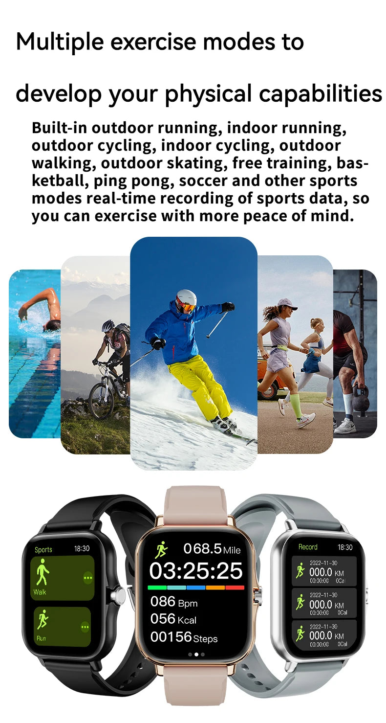 LAXASFIT Y13 – 2025 Sports & Health Smart Watch for Men and Women